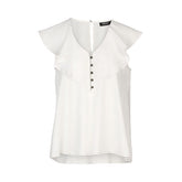 Knewe Breeze Top in Off White- Style K5095